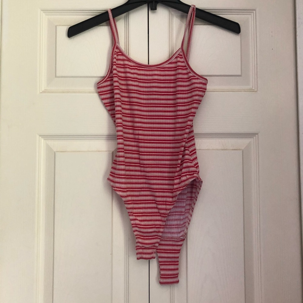 striped bodysuit